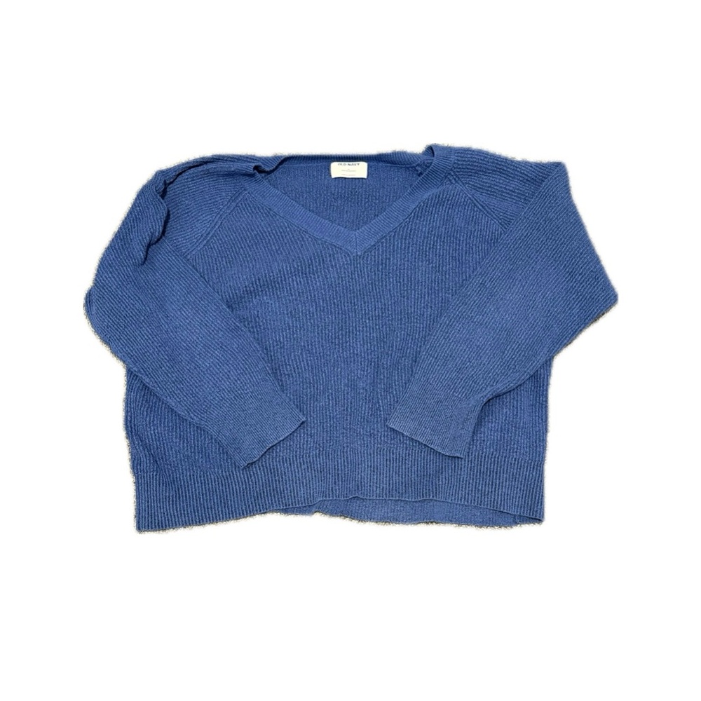Old Navy Classic Blue Knit V-Neck